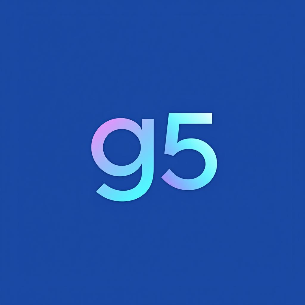  design a logo, サングラス , with the text 'g5'.