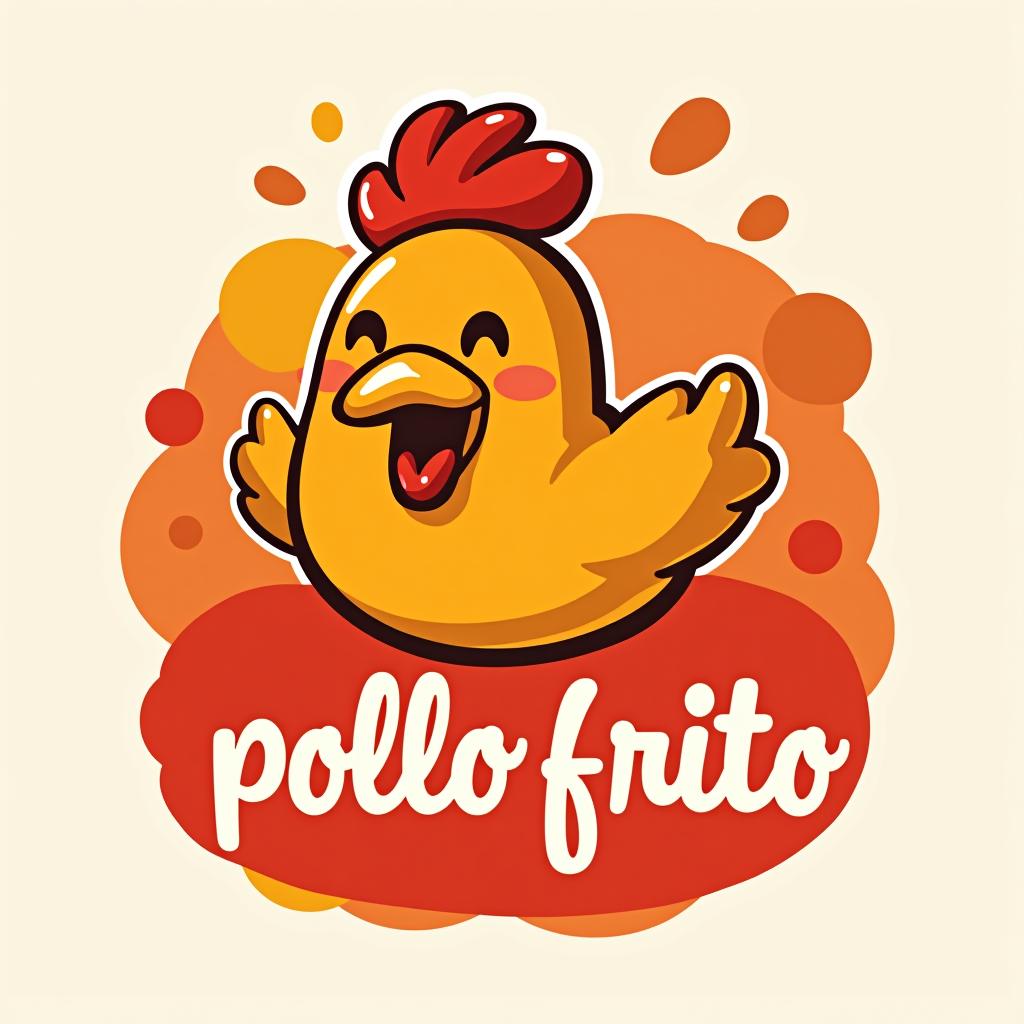  design a logo, fried chicken , with the text 'pollo frito'.