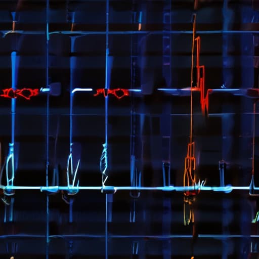 Ventricular tachycardia’s ekg strip image