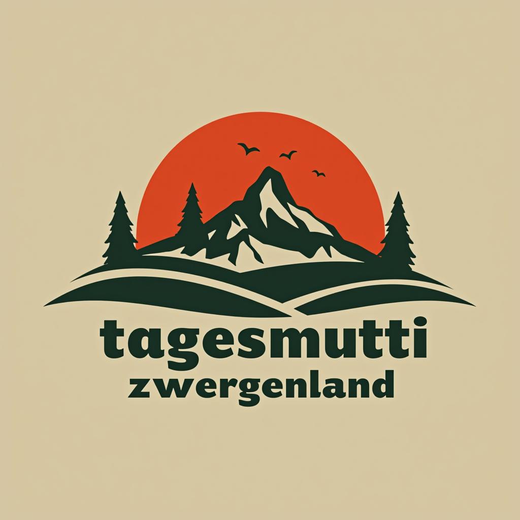  design a logo, tagesmutti zwergenland , with the text 'tagesmutti zwergenland'.