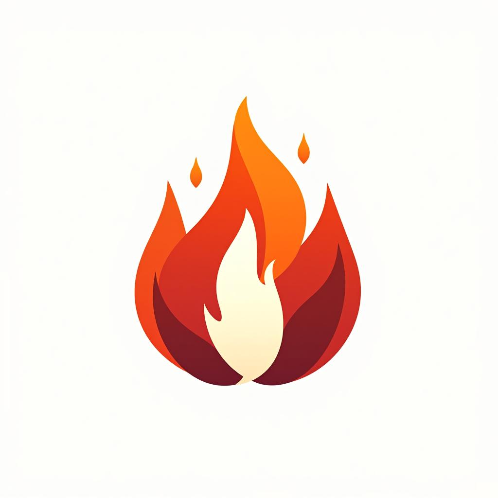  design a logo, icône de feu, logo, graphiques, 8k, fond blanc, ui, ux, site web