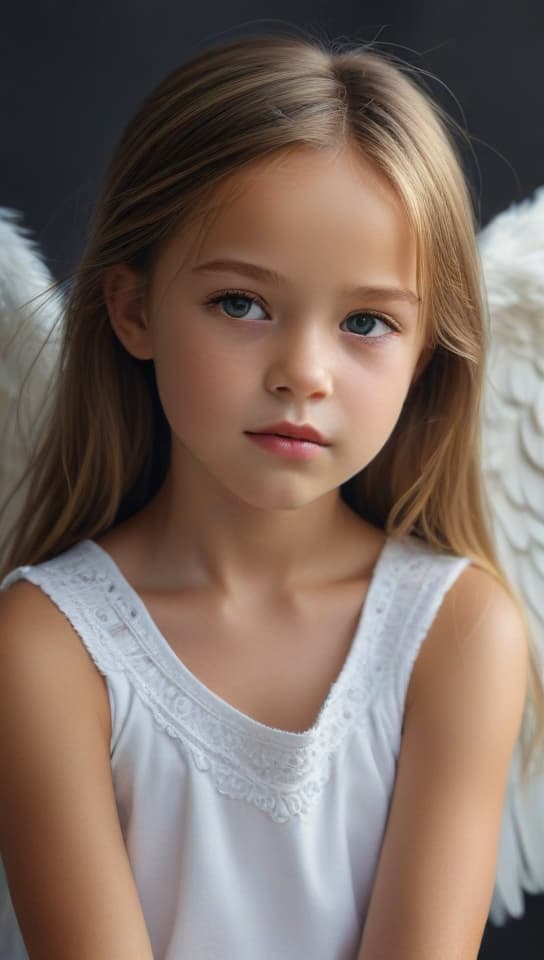 kristina pimenova, , , white , , angel, full y, trending on art station, (detailed face), ((upper body)), (front view),(masterpiece:1.4),(photorealistic:1.4),(high resolution),(exquisitely detailed),(beautiful detailed light),(ultra_color),(perfect anatomy),best quality,ultra high definition,(cinematic light),<lora:ClothingAdjuster3:-0.5>