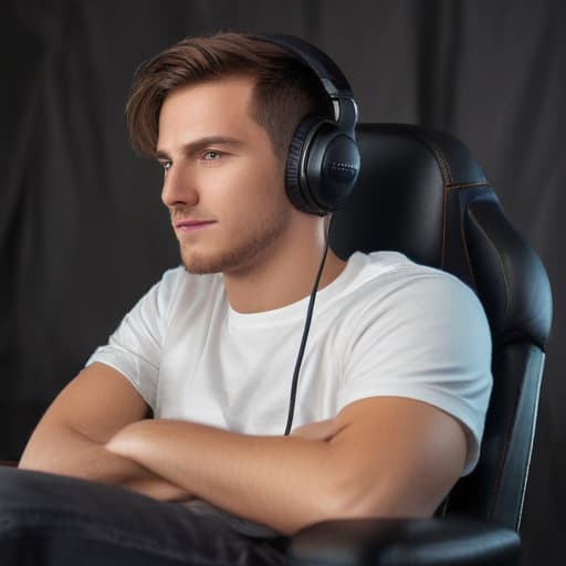 Guy on a gaming chair