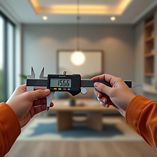  analyze a modern home interior with different types of testing equipment present such as calipers, thermometers, and gauges. important guidelines!! 