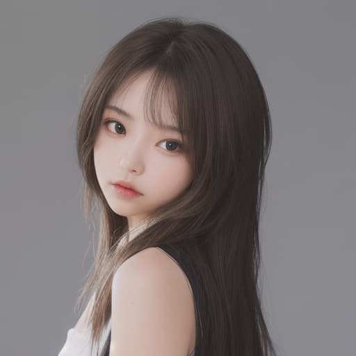  girl, best quality, solo, headshot, simple background