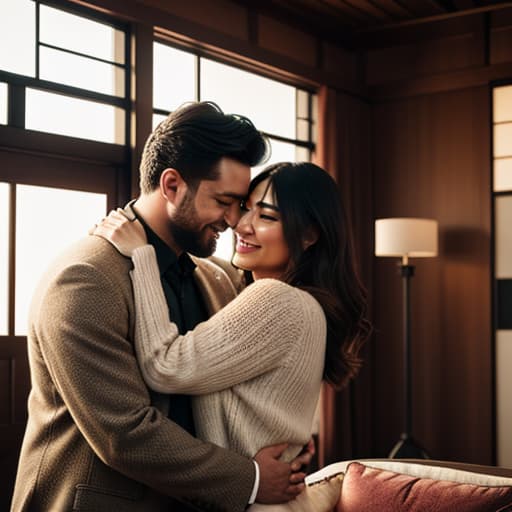  a big cat hugs a cute girl in the living room,kyoto hyperrealistic, full body, detailed clothing, highly detailed, cinematic lighting, stunningly beautiful, intricate, sharp focus, f/1. 8, 85mm, (centered image composition), (professionally color graded), ((bright soft diffused light)), volumetric fog, trending on instagram, trending on tumblr, HDR 4K, 8K