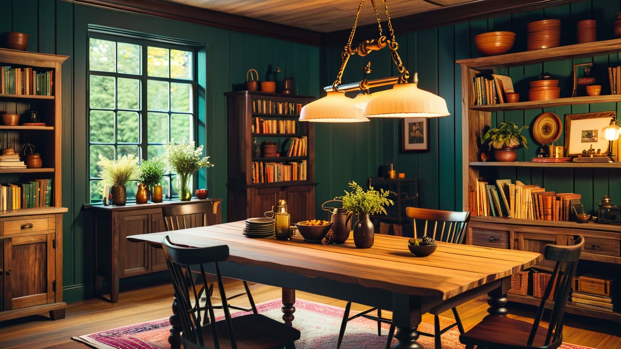  a cozy workshop scene featuring a variety of handcrafted wooden furniture pieces: a rustic dining table, elegant chairs, a stylish coffee table, and a charming bookshelf, all surrounded by tools and wood shavings. hyperrealistic, full body, detailed clothing, highly detailed, cinematic lighting, stunningly beautiful, intricate, sharp focus, f/1. 8, 85mm, (centered image composition), (professionally color graded), ((bright soft diffused light)), volumetric fog, trending on instagram, trending on tumblr, HDR 4K, 8K