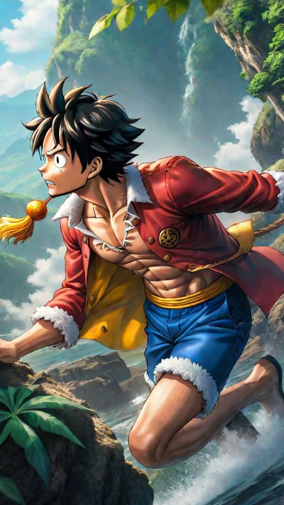  anime art: depict the connection between luffy, roger, and the void century's secret. hyperrealistic, full body, detailed clothing, highly detailed, cinematic lighting, stunningly beautiful, intricate, sharp focus, f/1. 8, 85mm, (centered image composition), (professionally color graded), ((bright soft diffused light)), volumetric fog, trending on instagram, trending on tumblr, HDR 4K, 8K