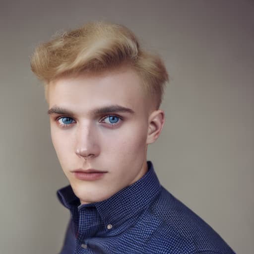 portrait+ style Czech Republic LGBT queer twink blonde hunk dude face