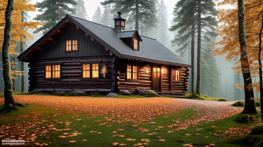  16th century, Scandinavian forest, gloomy background, cabin, autumn., (intricate details:0.9), (hdr, hyperdetailed:1.2) hyperrealistic, full body, detailed clothing, highly detailed, cinematic lighting, stunningly beautiful, intricate, sharp focus, f/1. 8, 85mm, (centered image composition), (professionally color graded), ((bright soft diffused light)), volumetric fog, trending on instagram, trending on tumblr, HDR 4K, 8K