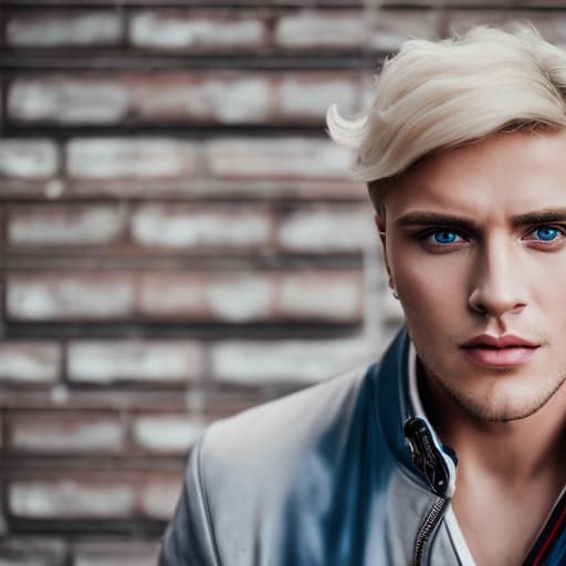 portrait+ style Russian LGBT queer TV actor blonde hunk dude face