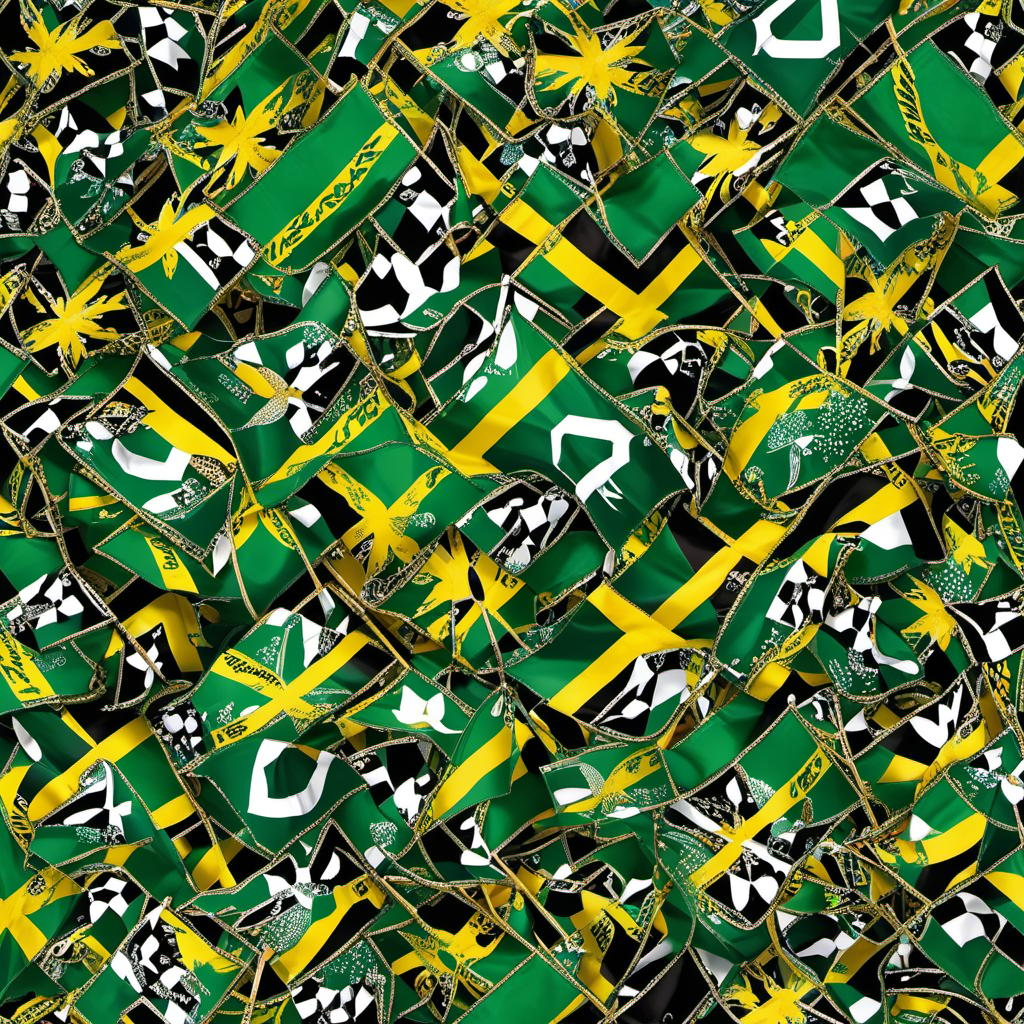  jamaica flag, profile image style