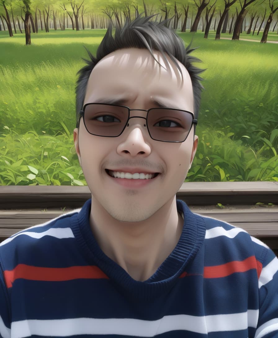  anime artwork “picture me while retaining basic facial features and expressions of emotion. please hand over my hairstyle and clothes in a distinctive way while maintaining my unique style . anime style, key visual, vibrant, studio anime, highly detailed