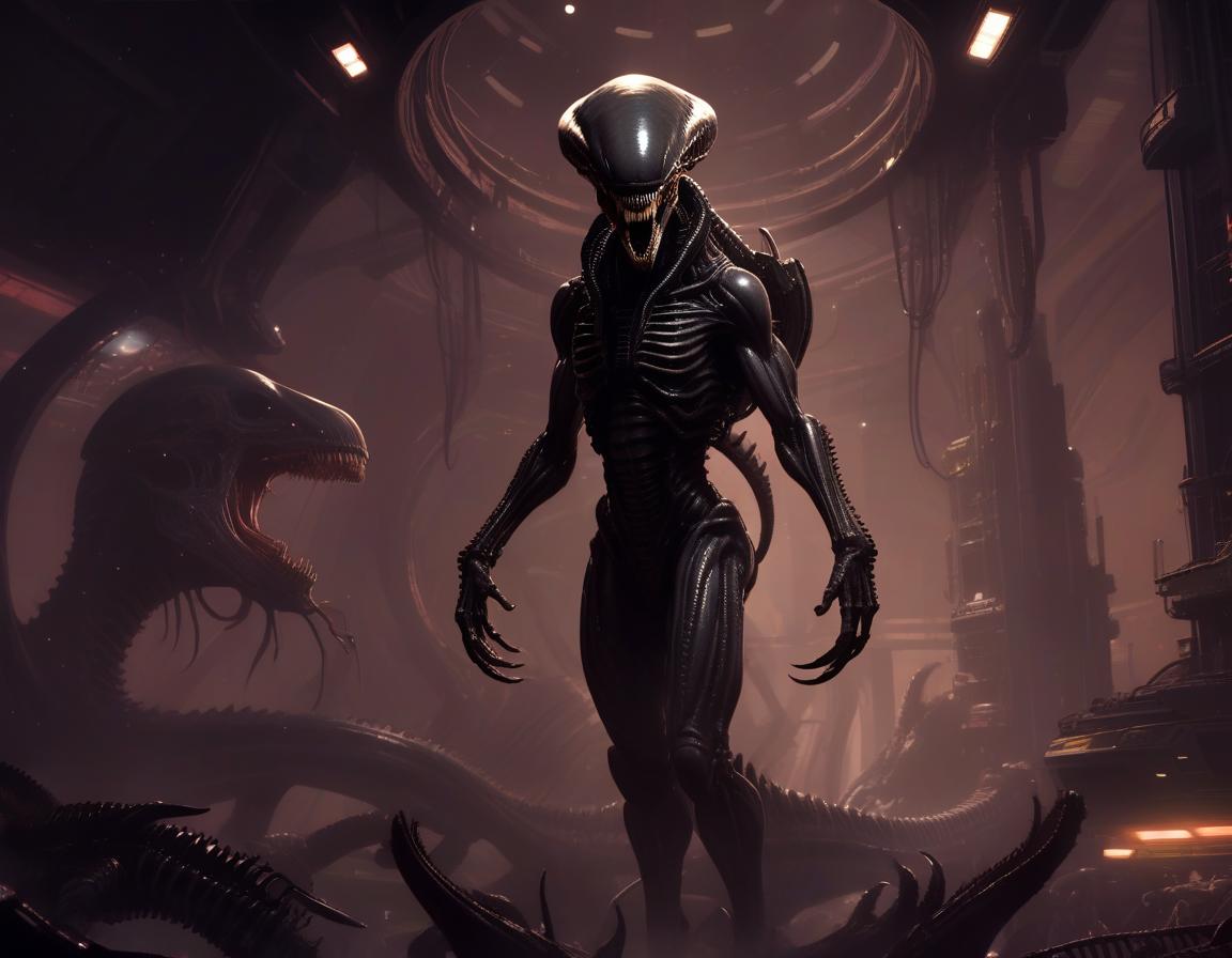  species, xenomorph, monster, jaw, space, realism, horror