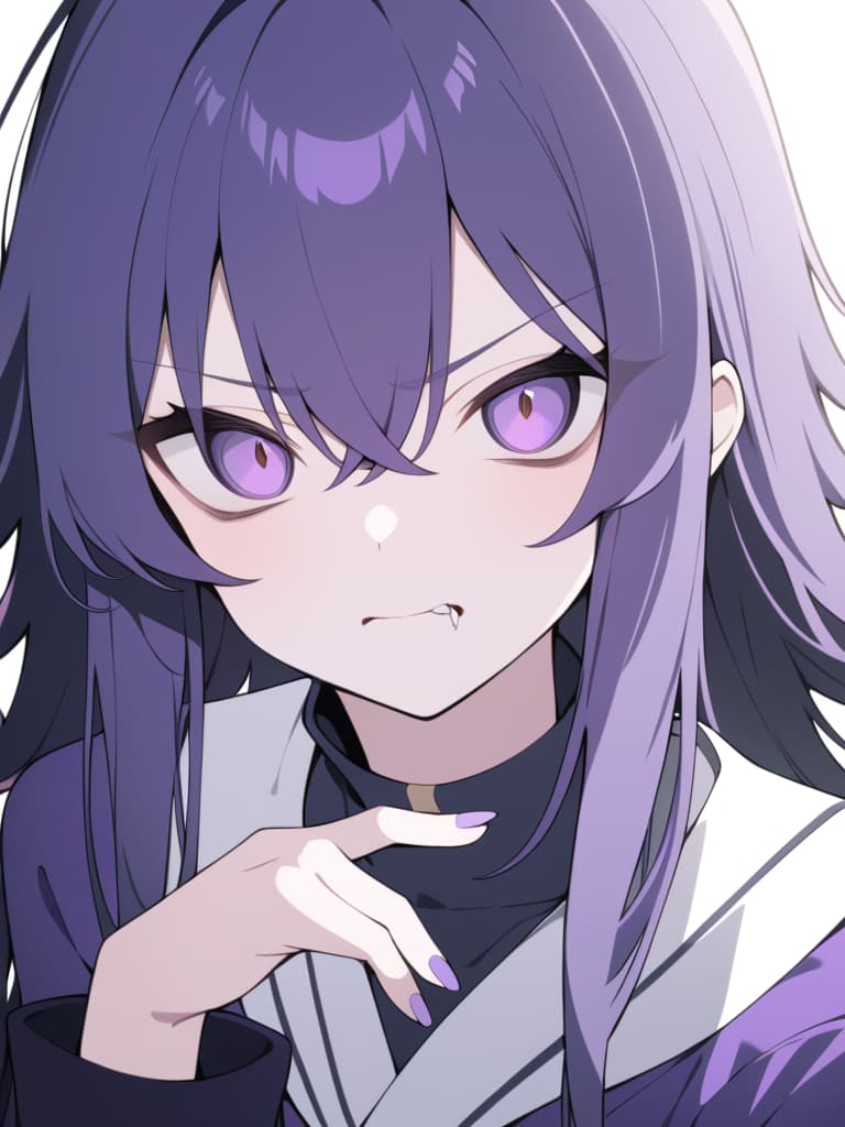  ((yandere,sickly cute,menhera,dark circles under eyes,messy hair,purple eyes,purple hair,biting nails,glaring,purple jersey,darkness,))、ultra detailed,best shadow,cute and beautiful face,(masterpiece:1.2),(best quality:1.2),detailed background,high contrast,(best illumination,an extremely delicate and beautiful),((cinematic light)),hyper detail,dramatic light,intricate details,8k,anime,very aesthetic