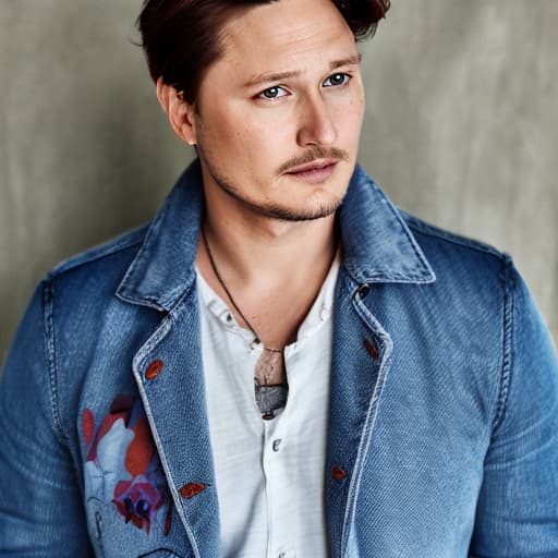 portrait+ style David Oakes queer face