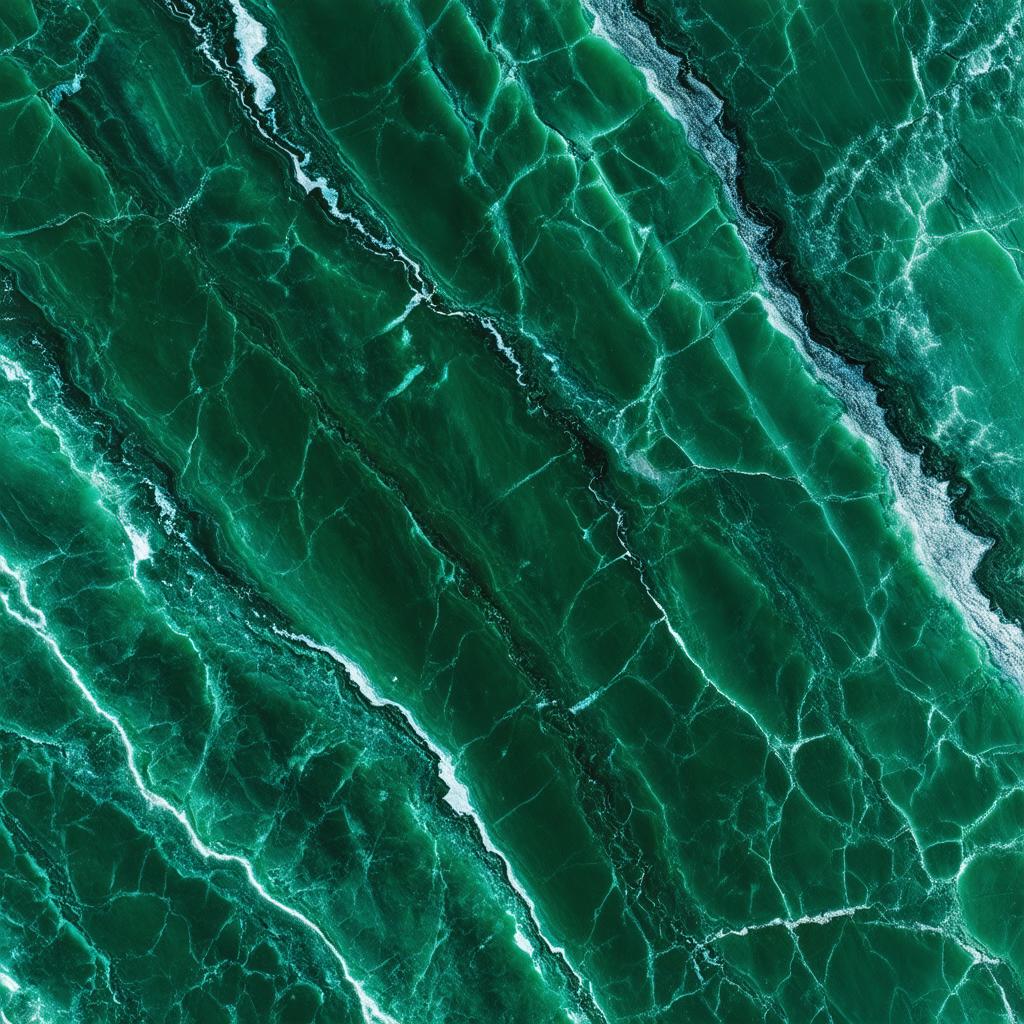  professional detailed photography, emerald marble texture, silver and white veins, wallpaper, background, (muted colors, dim colors, soothing tones), (vsco:0.3)