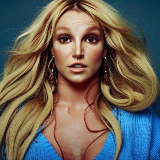 portrait+ style Britney Spears queer face