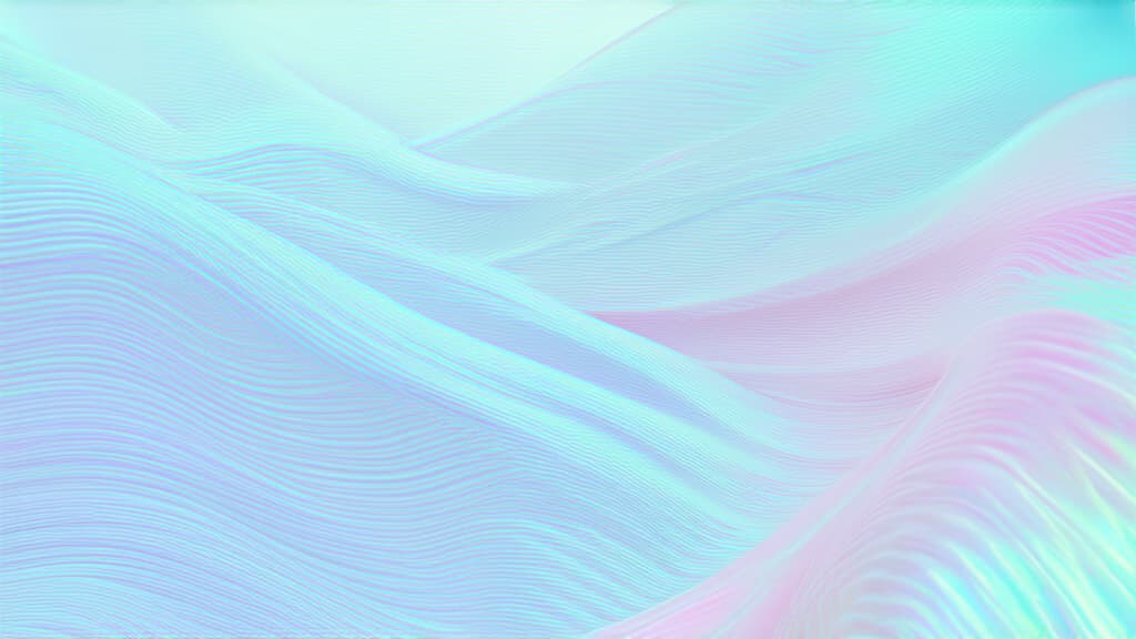  advertising style, stock photo, corporate branding style full screen background of pearlescent waves in pastel colors ar 16:9 . professional, clean, modern, product focused, commercial, eye catching, minimalist, business oriented, highly detailed