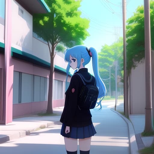  anime style, modern anime style, anime school, no humans