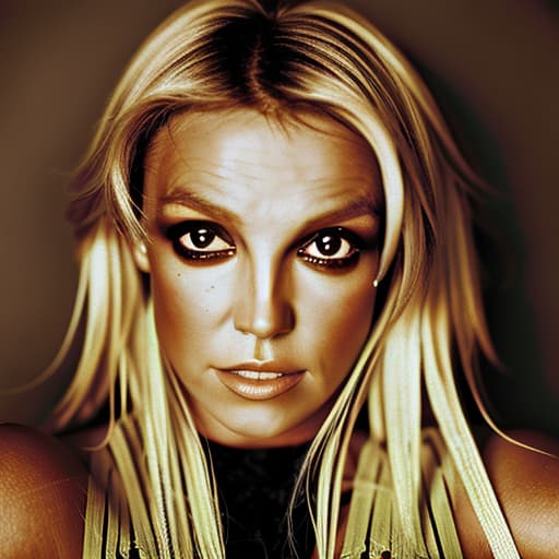 portrait+ style Britney Spears queer face