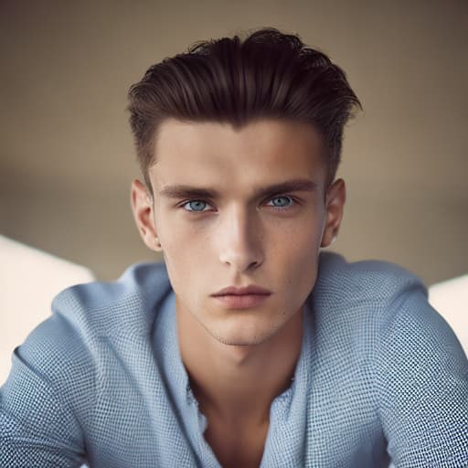 portrait+ style Czech Republic twink brunette hunk dude face