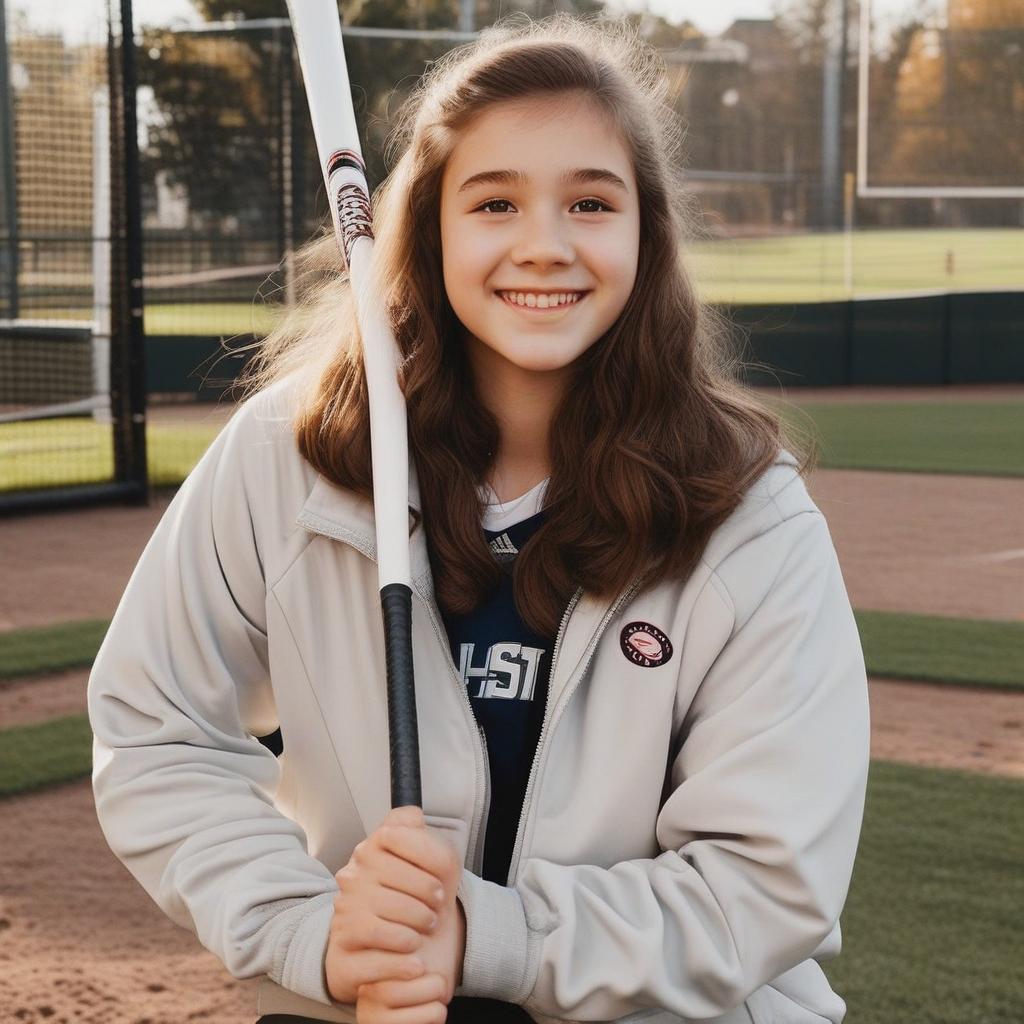  masterpiece, best quality,Please make my older sister. She is 20 and in college. Brown hair and brown eyes. She’s pale skinned and kind of athletic. She plays softball and field hockey. She’s white and cute.,