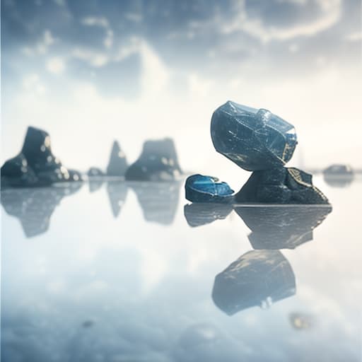  glass rocks, glass world, night, shot 35 mm, realism, octane render, 8k, trending on artstation, 35 mm camera, unreal engine, hyper detailed, photo realistic maximum detail, volumetric light, realistic matte painting, hyper photorealistic, trending on artstation, ultra detailed, realistic