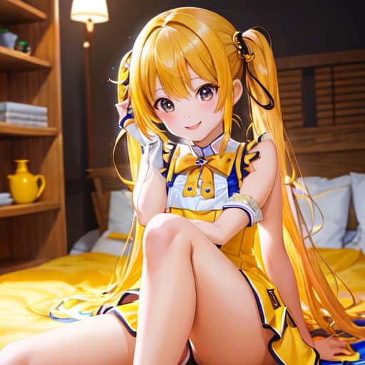  master piece , best quality,cute girl yellow