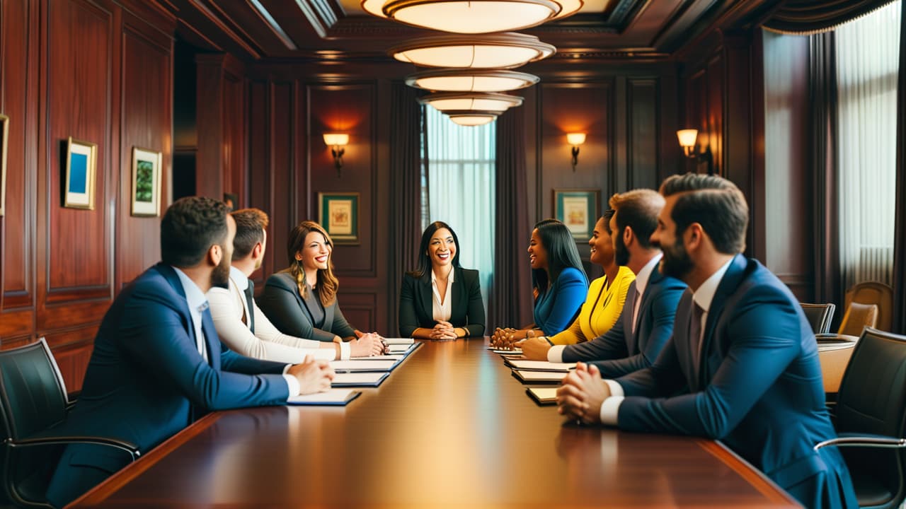  a split scene: one side features a generic stock photo of a smiling team in a boardroom, while the other side shows a diverse, candid moment of a real team collaborating, showcasing authenticity and emotion. hyperrealistic, full body, detailed clothing, highly detailed, cinematic lighting, stunningly beautiful, intricate, sharp focus, f/1. 8, 85mm, (centered image composition), (professionally color graded), ((bright soft diffused light)), volumetric fog, trending on instagram, trending on tumblr, HDR 4K, 8K