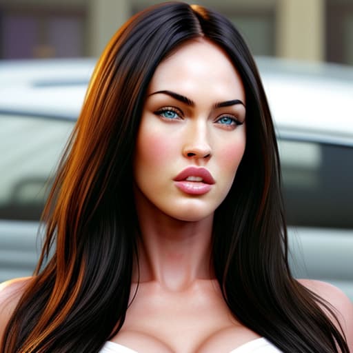  (--Style Realistic) Megan Fox, , model, ( size::0,1)