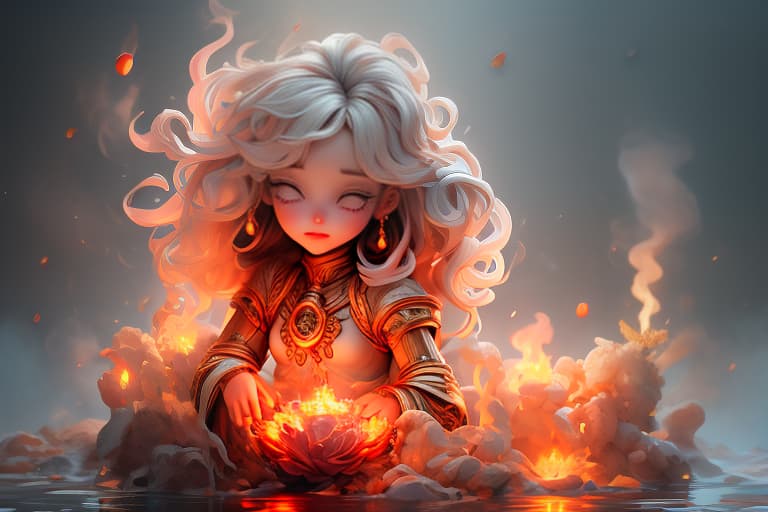  fire water air and earth children hyperrealistic, full body, detailed clothing, highly detailed, cinematic lighting, stunningly beautiful, intricate, sharp focus, f/1. 8, 85mm, (centered image composition), (professionally color graded), ((bright soft diffused light)), volumetric fog, trending on instagram, trending on tumblr, HDR 4K, 8K