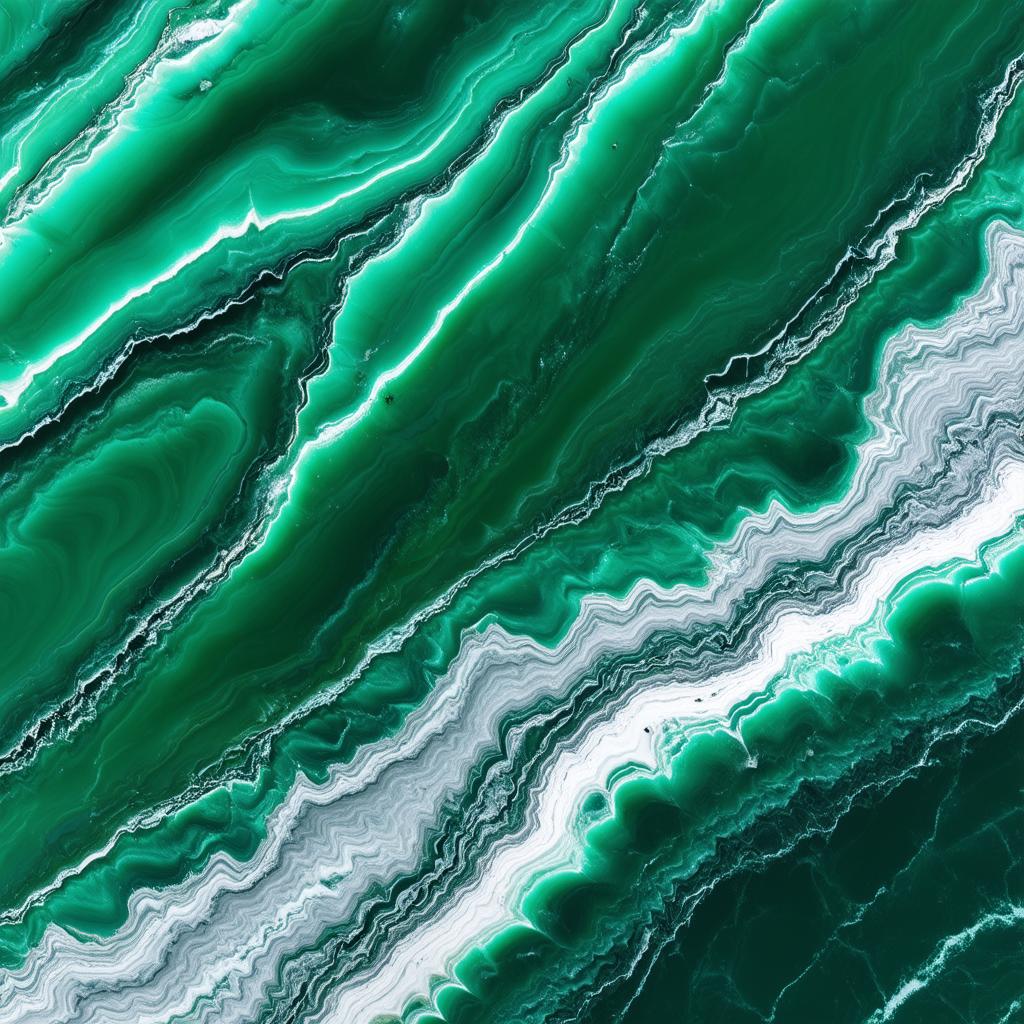  professional detailed photography, emerald marble texture, silver and white veins, wallpaper, background, (muted colors, dim colors, soothing tones), (vsco:0.3)