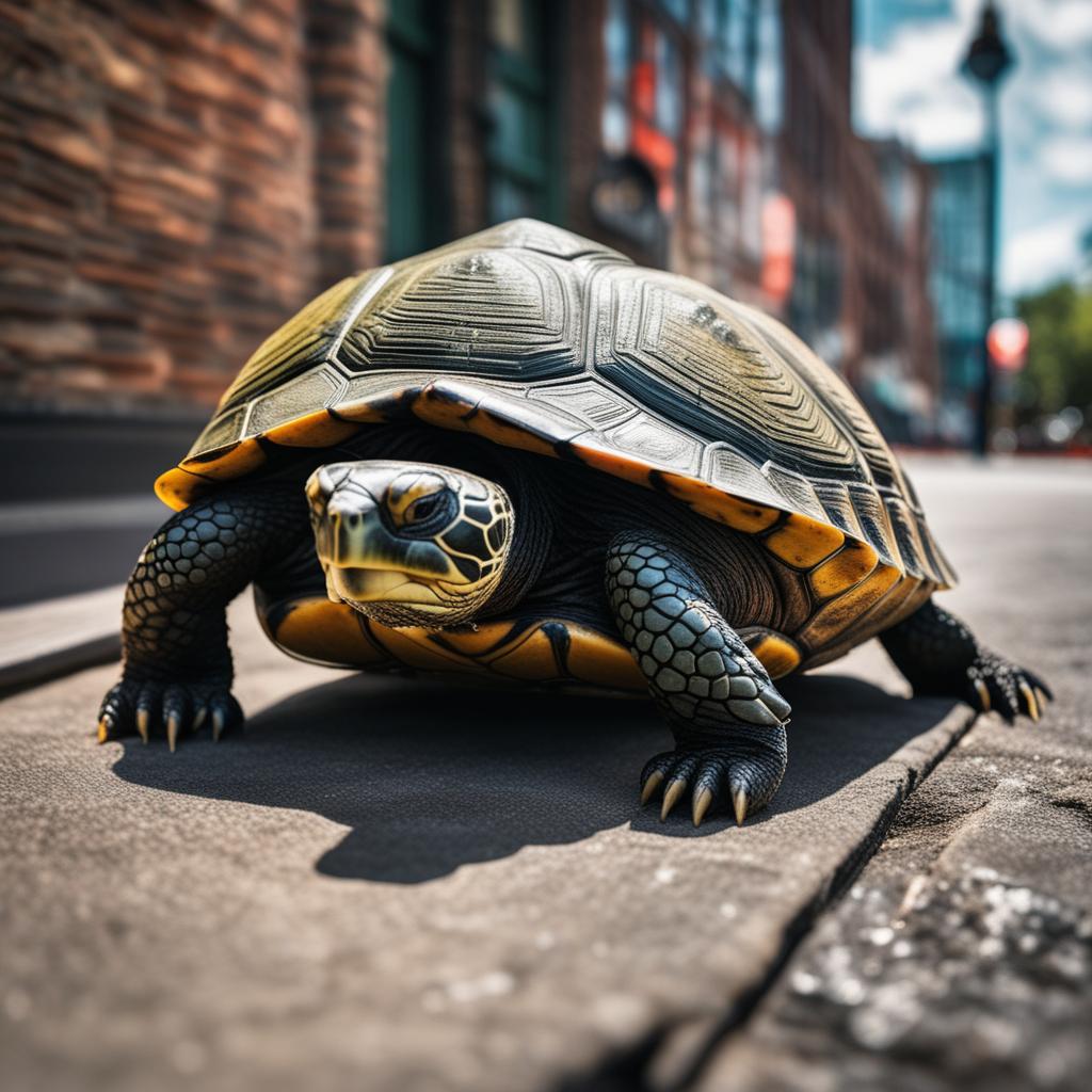  two turtles, one wearing a badge with the word senate, another turtle wearing a badge with the word house hyperrealistic, full body, detailed clothing, highly detailed, cinematic lighting, stunningly beautiful, intricate, sharp focus, f/1. 8, 85mm, (centered image composition), (professionally color graded), ((bright soft diffused light)), volumetric fog, trending on instagram, trending on tumblr, HDR 4K, 8K