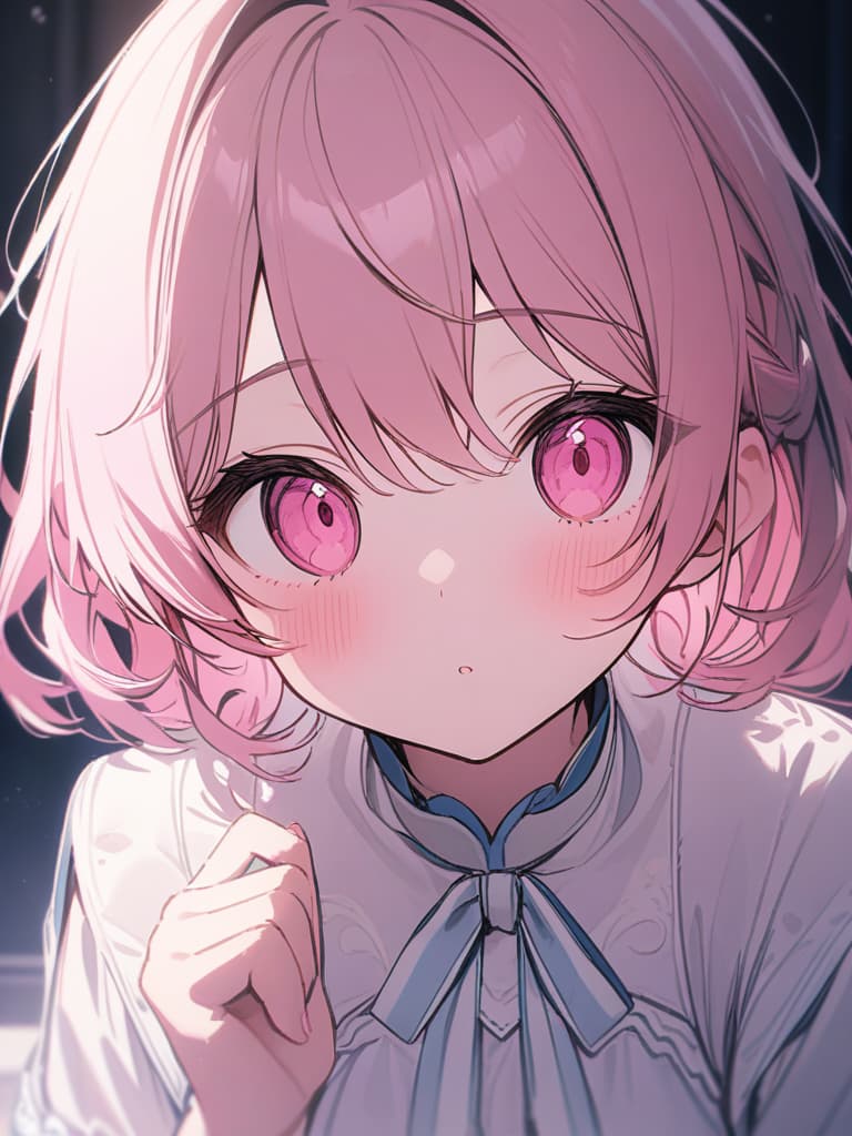  girls, cute, loli, pink hair, pink eyes, innocent, peach, masterpiece, best quality,8k,ultra detailed,high resolution,an extremely delicate and beautiful,hyper detail