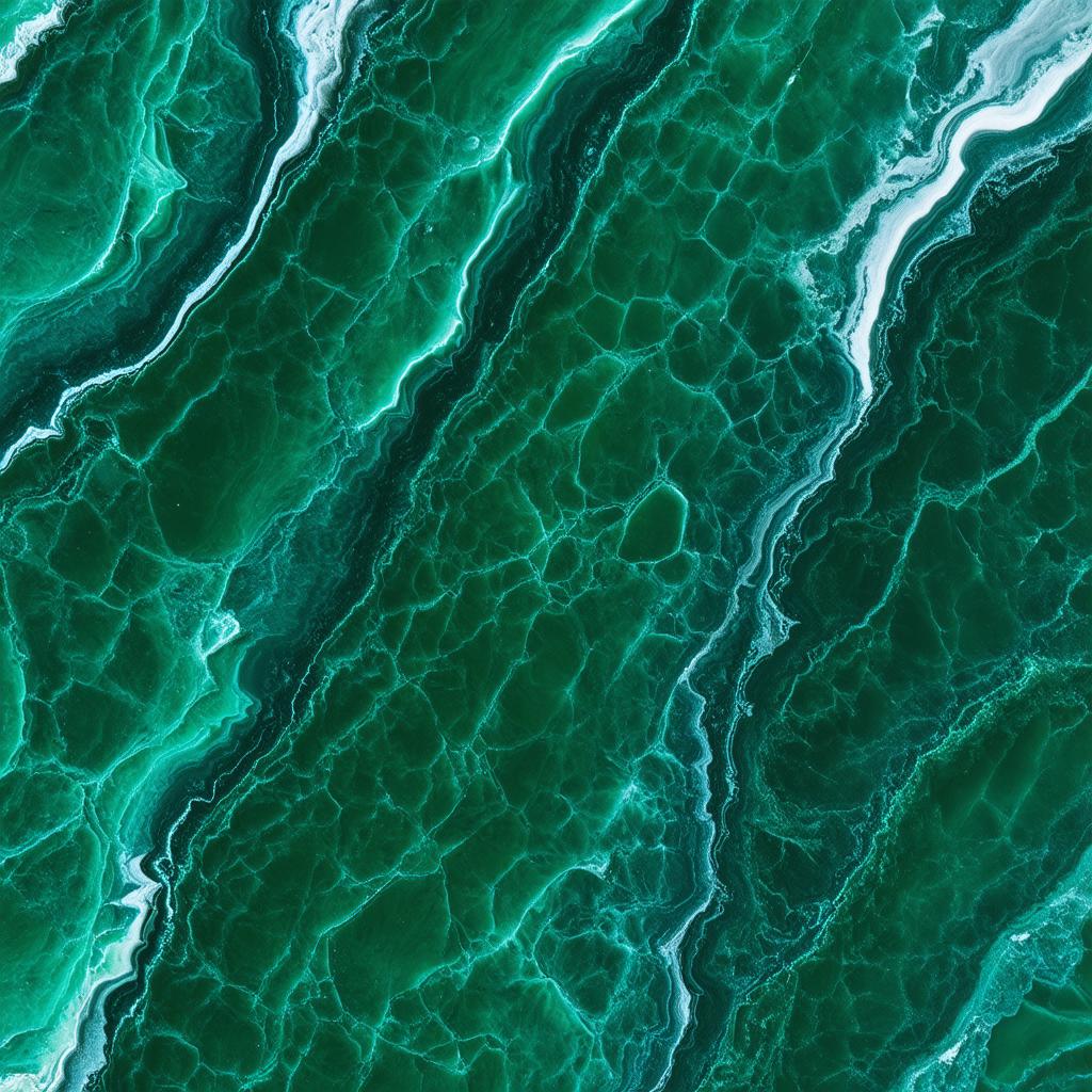  professional detailed photography, emerald marble texture, silver and white veins, wallpaper, background, (muted colors, dim colors, soothing tones), (vsco:0.3)