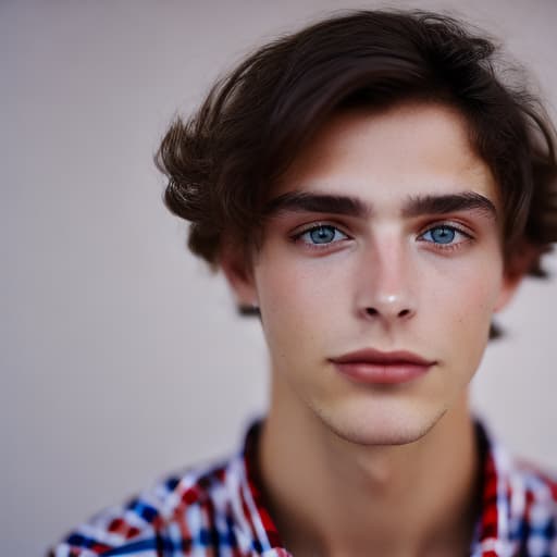 portrait+ style Czech Republic twink brunette hunk dude face