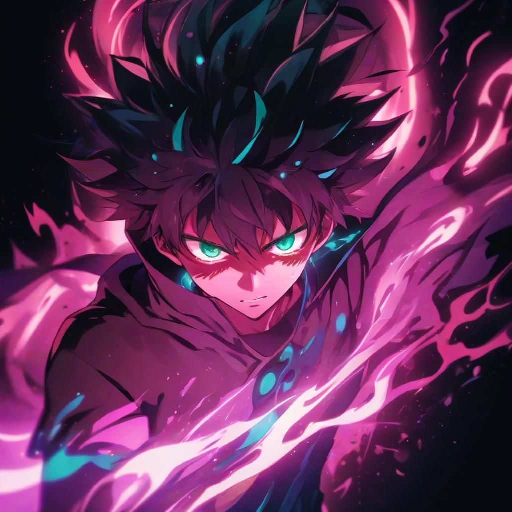  anime artwork a shadow of a man with glowing eyes, surrounded by a vibrant teal energy aura, dark anime style . anime style, key visual, vibrant, studio anime, highly detailed