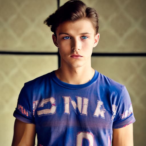 portrait+ style Czech Republic twink brunette hunk dude face