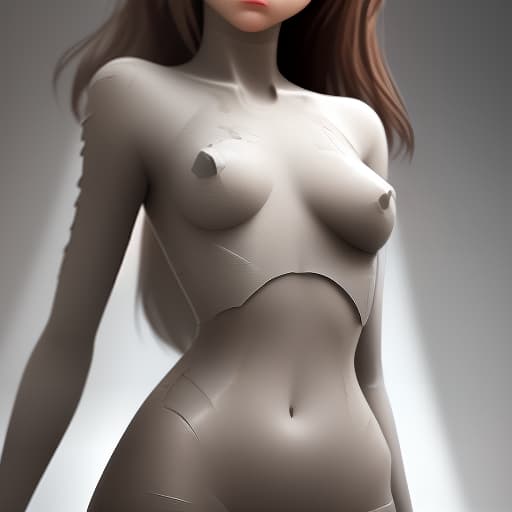  the girl who has plastic torso fragments