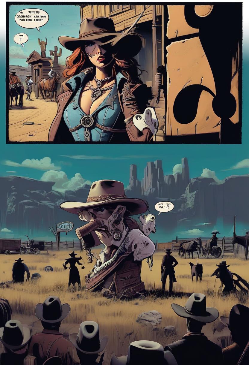  question mark, wild west