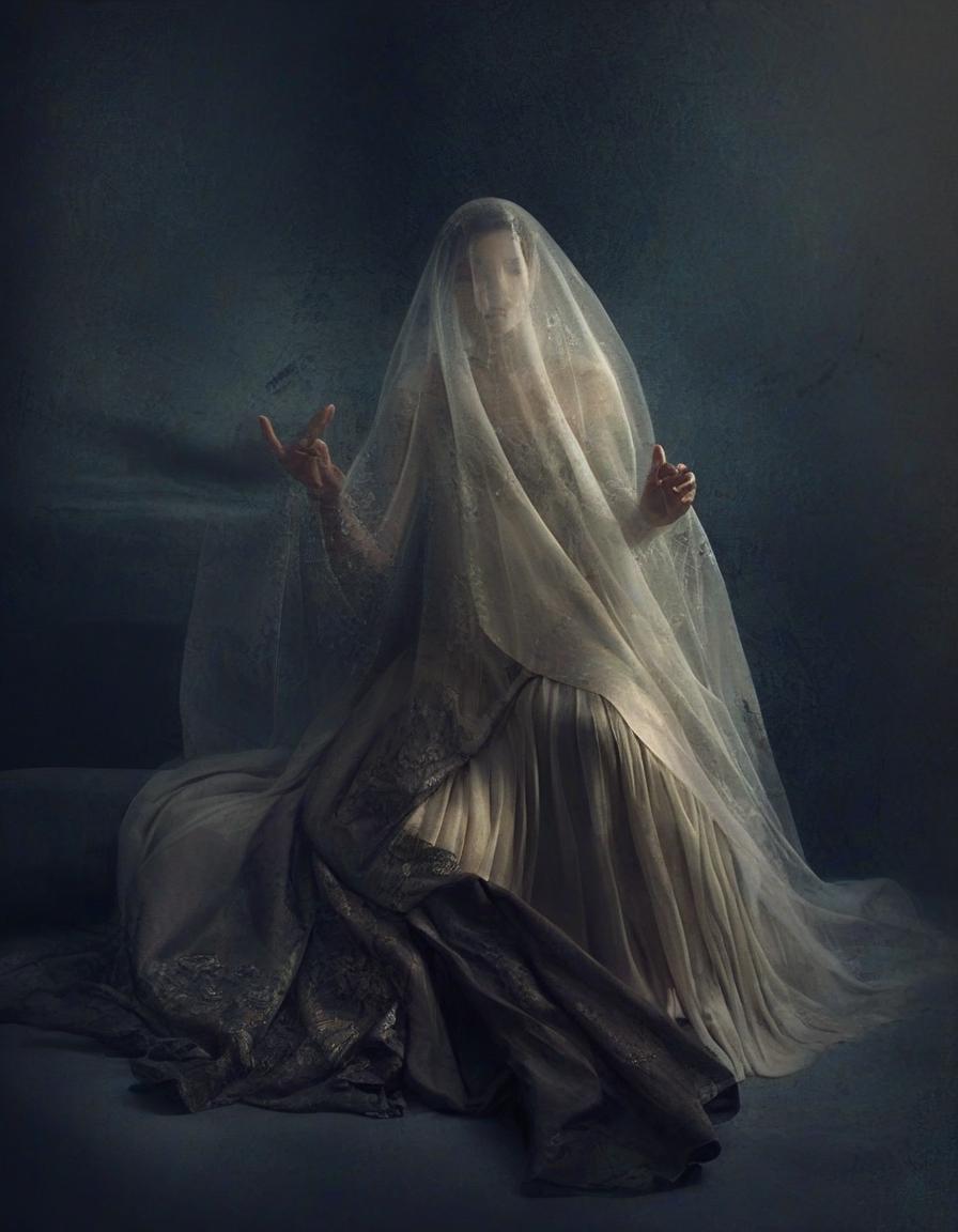  concept art veil . digital artwork, illustrative, painterly, matte painting, highly detailed, perfect hands