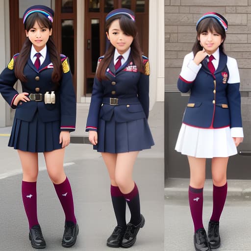  Girl Female Uniform