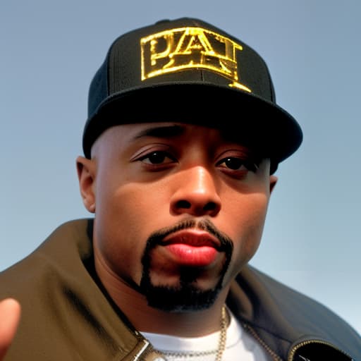  background heavens, nate dogg gives a sign of respect to 2pac