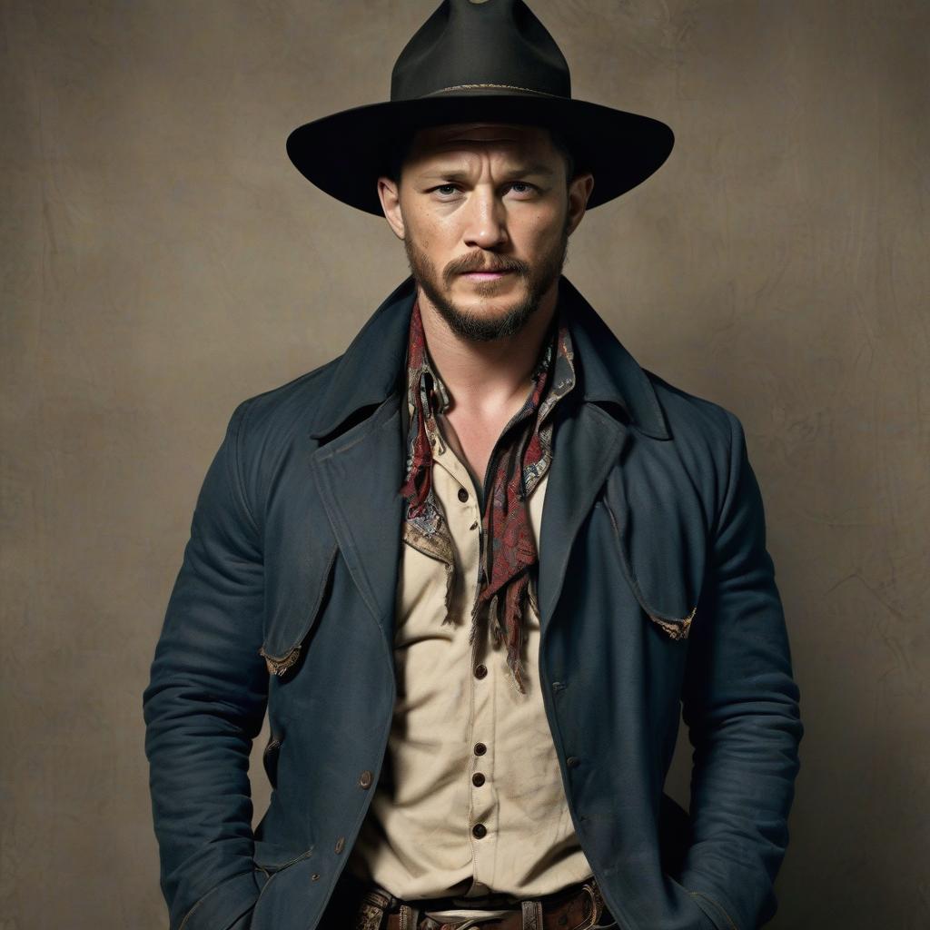  cowboy, tom hardy, full height, hat, mexican style