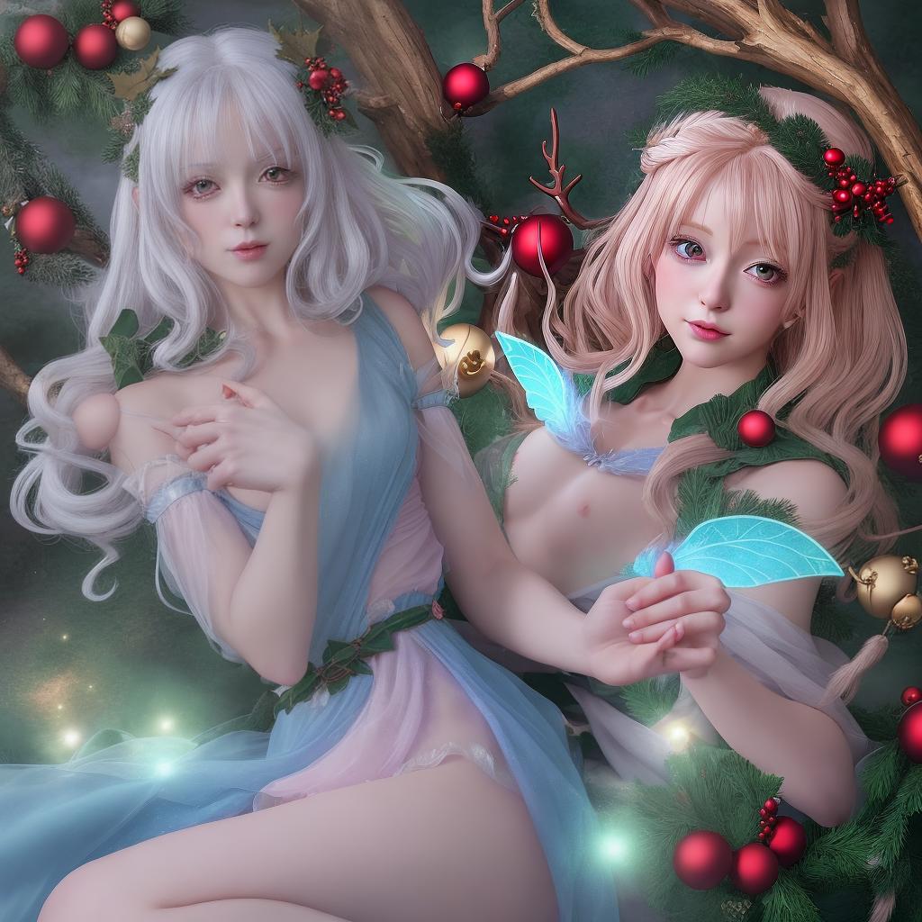  yule fairy anime style 8k