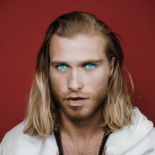 portrait+ style all elite wrestling queer blonde hunk dude face