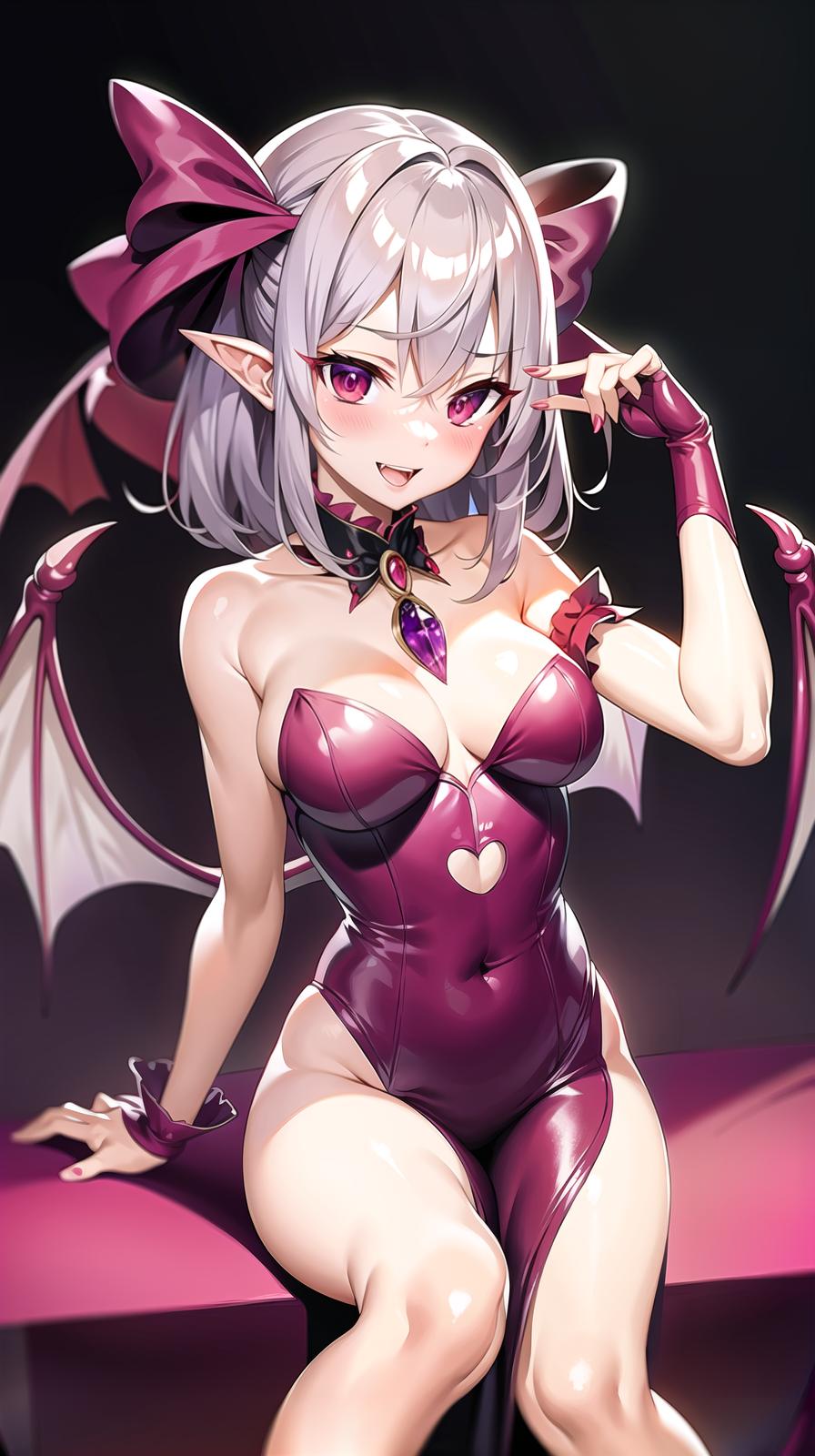  master piece , best quality,remilia becomes erotic and combines with the strongest vampire