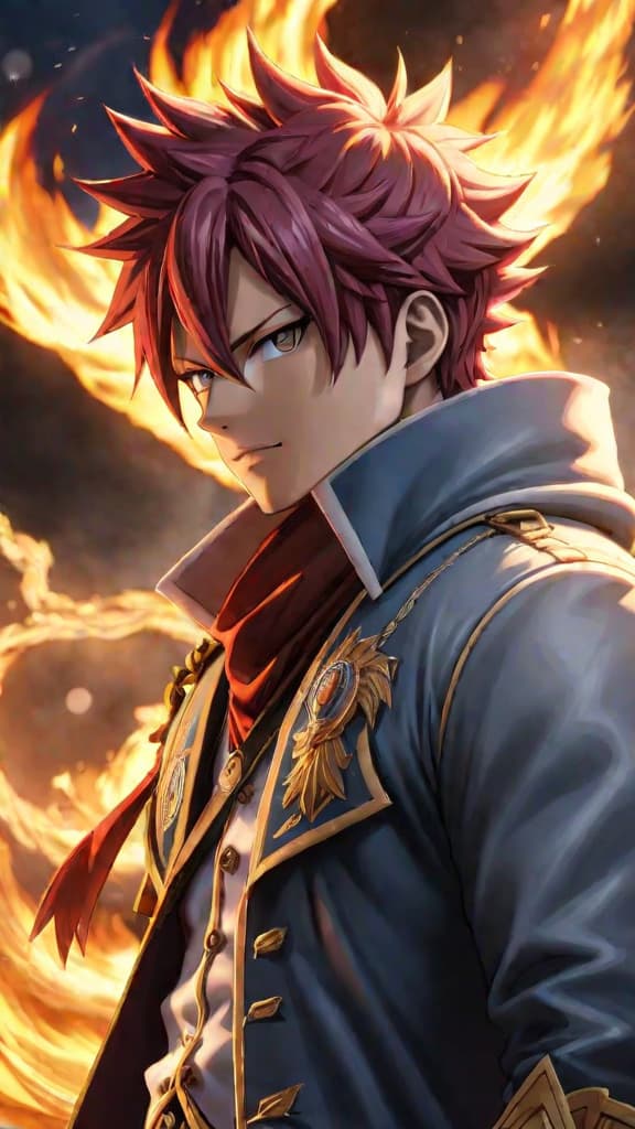  anime art: natsu dragneel from fairy tail fears transportation sickness due to his dragon upbringing. hyperrealistic, full body, detailed clothing, highly detailed, cinematic lighting, stunningly beautiful, intricate, sharp focus, f/1. 8, 85mm, (centered image composition), (professionally color graded), ((bright soft diffused light)), volumetric fog, trending on instagram, trending on tumblr, HDR 4K, 8K