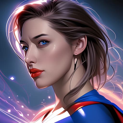  superhero portrait ,digital art work